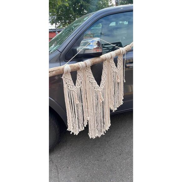 Large Macrame on found Oregon driftwood
